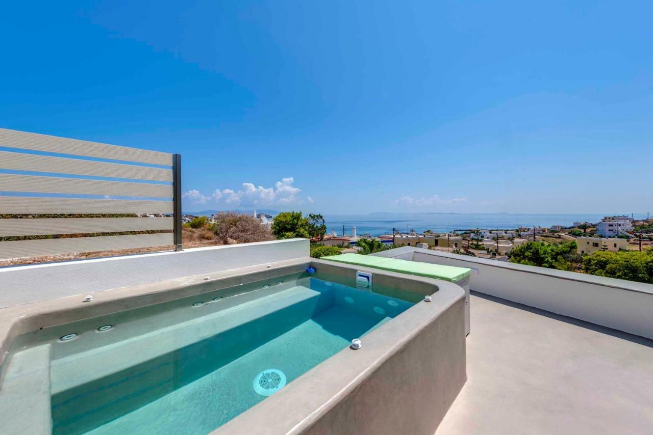 Villa Alba In Syros With Private Jacuzzi Azolimnos Esterno foto
