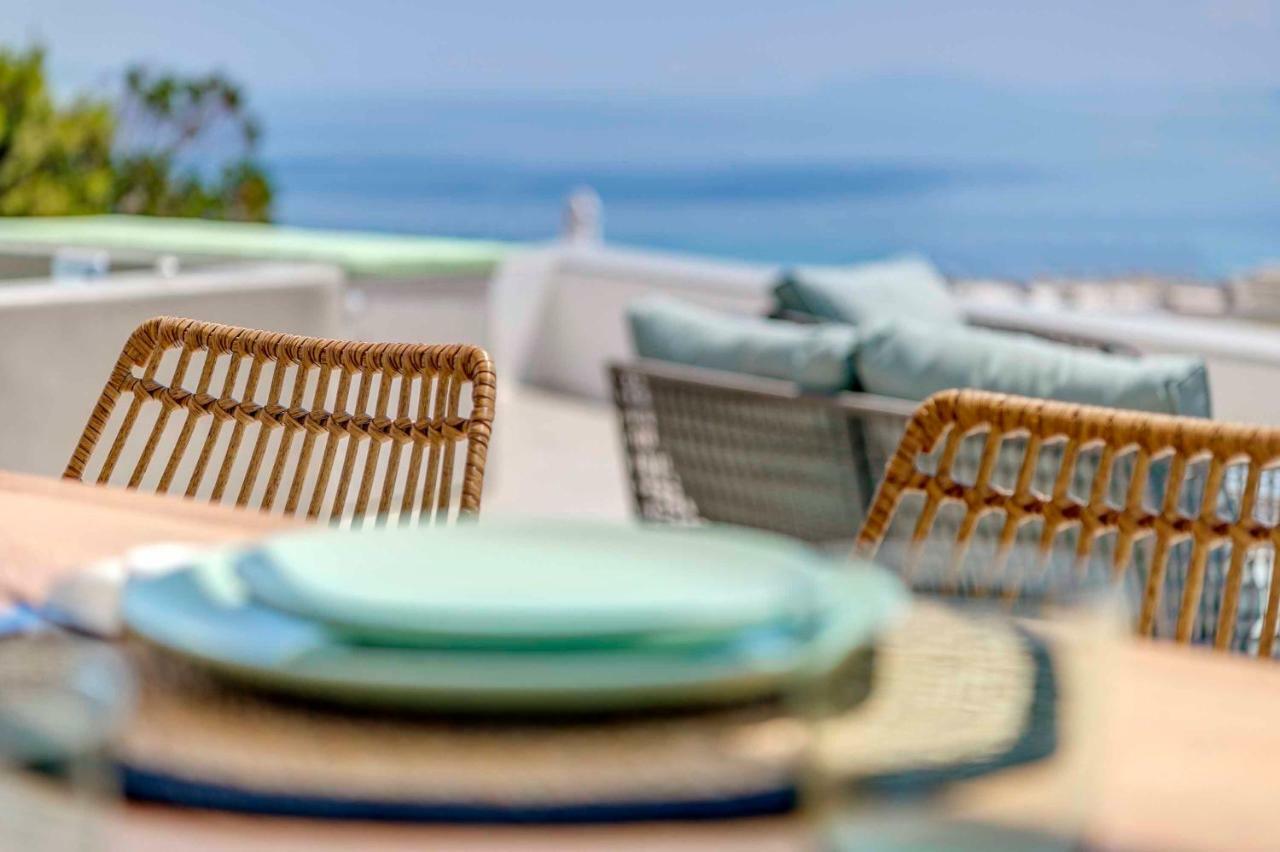 Villa Alba In Syros With Private Jacuzzi Azolimnos Esterno foto