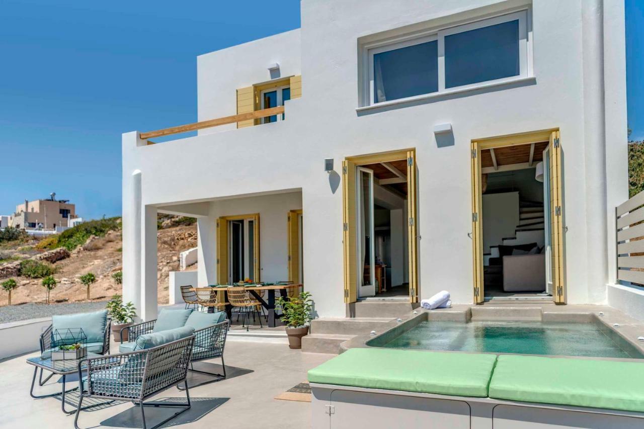Villa Alba In Syros With Private Jacuzzi Azolimnos Esterno foto