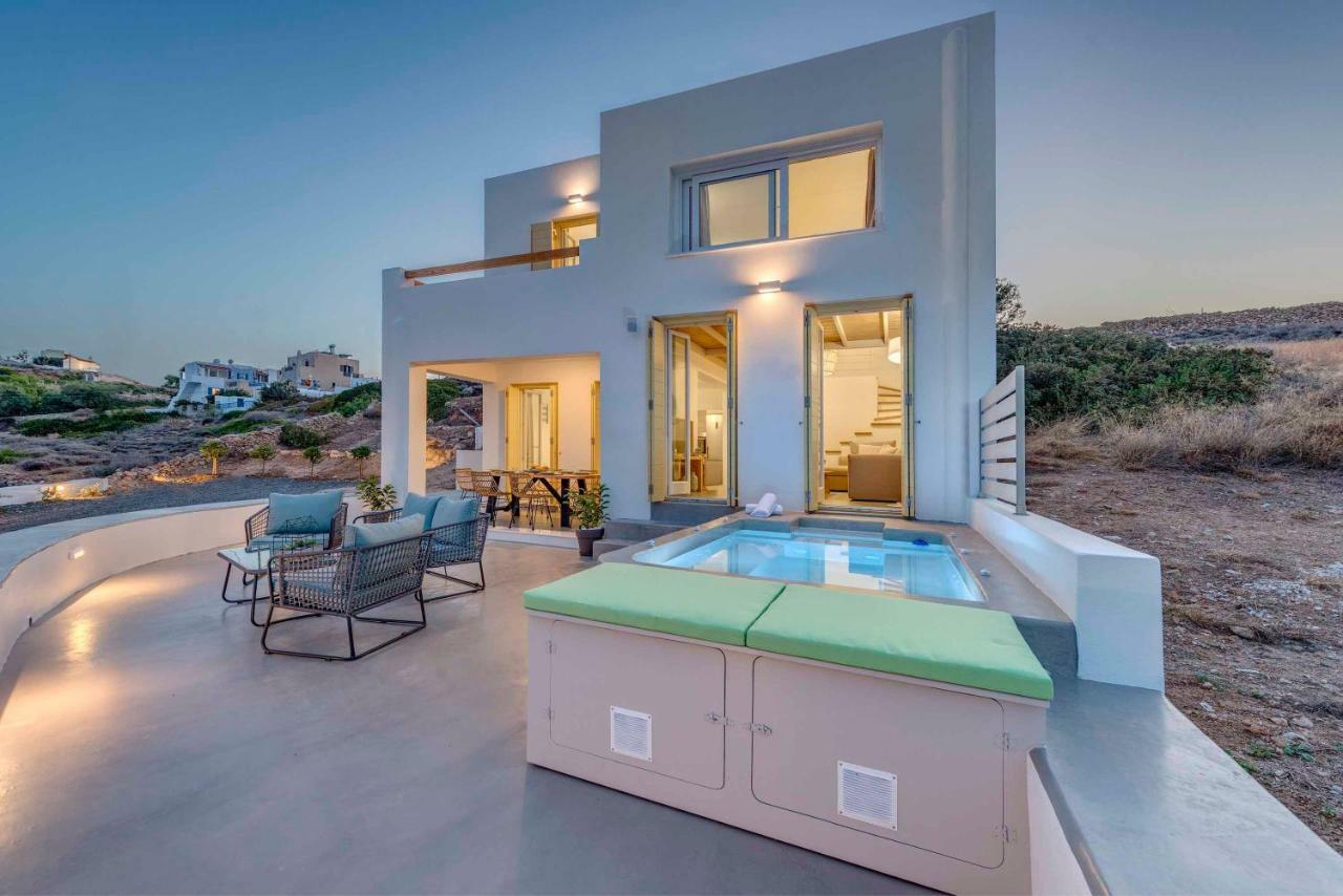 Villa Alba In Syros With Private Jacuzzi Azolimnos Esterno foto